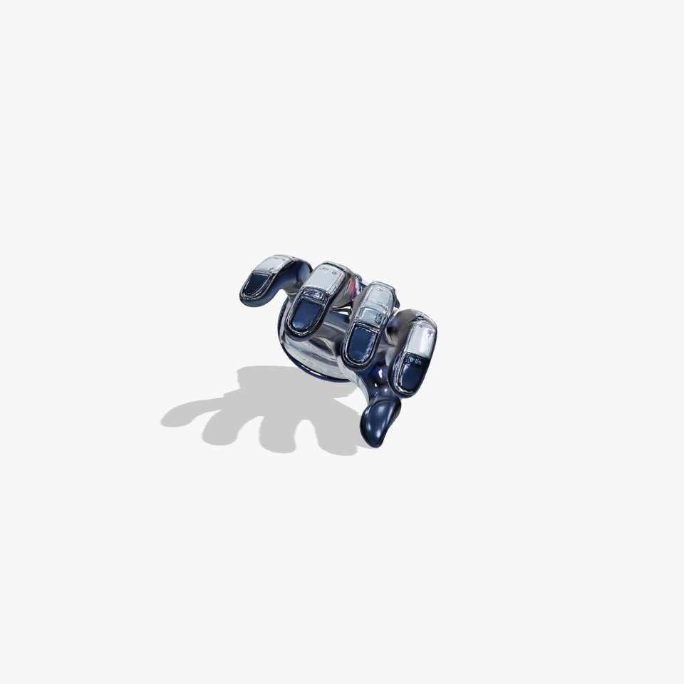 Futuristic Robotic Hand Model Pack with LED Features